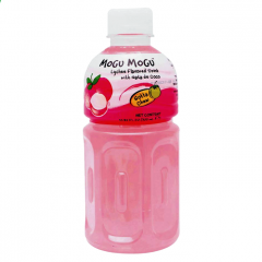 Nước trái cây thạch dừa Mogu Mogu vị vải chai 320ml chính hãng | Siêu Thị GO!– Thực phẩm giá tốt