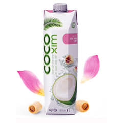 Nước dừa Coco Dừa Xiêm Sen 1 lít chính hãng