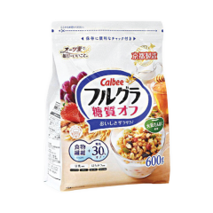 Ngũ cốc trái cây Frugra Calbee ít đường 600g chính hãng