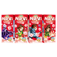 Lốc 4 sữa chua uống Nuvi dâu có thạch 170ml chính hãng | Siêu Thị GO!– Thực phẩm giá tốt