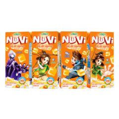Lốc 4 Sữa chua uống Nuvi cam lắc có thạch 170ml chính hãng | Siêu Thị GO!– Thực phẩm giá tốt