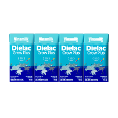 Lốc 4 hộp sữa Dielac Grow Plus sữa non 110ml chính hãng | Siêu Thị GO!– Thực phẩm giá tốt