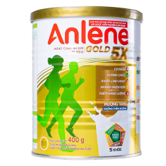 Sữa bột Anlene Gold 5X hương vani hộp 400g chính hãng | Siêu Thị GO!– Thực phẩm giá tốt