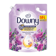 Nước xả vải Downy Hương Hoa Oải Hương Nước Pháp dạng túi 3L chính hãng