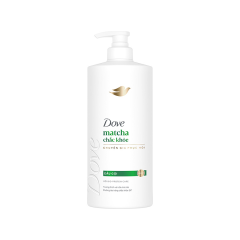 Dầu gội Dove dưỡng tóc chắc khỏe hương matcha & hoa anh đào 610g chính hãng