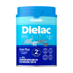 SPDD Dielac Grow Plus 2+ cho trẻ suy dinh dưỡng 2-10 tuổi 850g chính hãng