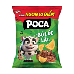 Snack Poca bò lúc lắc 60g chính hãng