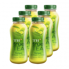 Trà xanh TH true Tea vị chanh 350ml chính hãng