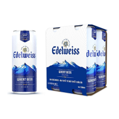 Lô 6 bia Edelweiss lon cao 330ml chính hãng