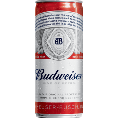 Bia Budweiser Sleek lon 330ml chính hãng