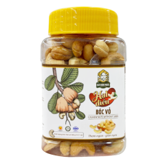 Hạt điều bóc vỏ Bà Tư hũ 400g chính hãng