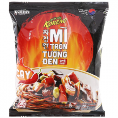 Mì Trộn Tương Đen Cay Ăn Liền Koreno 78g chính hãng