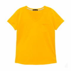 Áo thun cổ tim có túi 4086 - Vàng - size M chính hãng