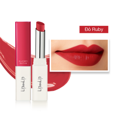 Son Lip on Lip Glowy Satin Đỏ Ruby 2,2g chính hãng
