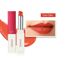Son Lip on Lip Glowy Satin Cam Đào 2,2g chính hãng