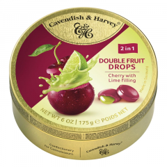Kẹo trái cây C&H anh đào nhân chanh hộp 175 gram chính hãng