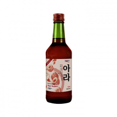 Rượu Soju Korice 12% hương phúc bồn tử chai 360ml chính hãng