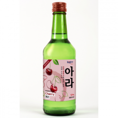 Rượu Soju Korice 12% vị anh đào 360ml chính hãng