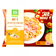 Mì ý sốt kem thịt xông khói Sài Gòn Food 250g chính hãng