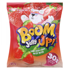 Kẹo dẻo Orion Boom vị dâu gói 91g chính hãng
