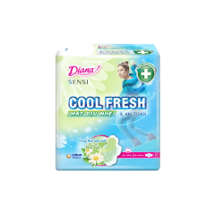 Băng vệ sinh Diana Sensi Cool Fresh mát dịu mỏng cánh 8 miếng chính hãng