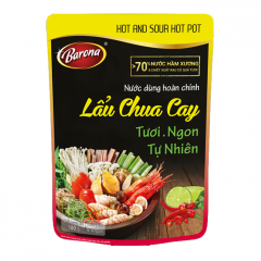 Nước Dùng hoàn chỉnh Lẩu Chua Cay Barona 180g chính hãng | Siêu Thị GO!– Thực phẩm giá tốt