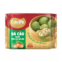 Há cảo nhân tôm cải bó xôi Cầu Tre 300g chính hãng