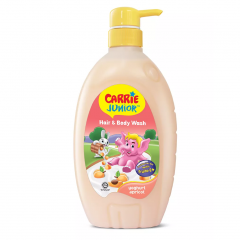 Tắm gội Carrie Junior Yoghurt Apricot 700g chính hãng