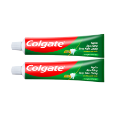 Lô 2 kem đánh răng Colgate ngừa sâu răng 225g chính hãng