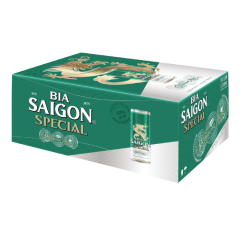 Thùng 24 lon Bia Saigon Special Sleek 330ml chính hãng
