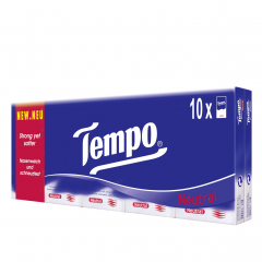 Lô 10 khăn giấy Tempo Regular 8 tờ chính hãng