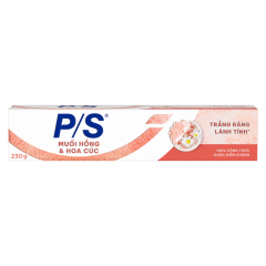 Kem đánh răng P/S trắng răng muối hồng hoa cúc 230g chính hãng