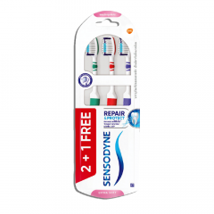 Lô 2+1 Bàn chải đánh răng Sensodyne Repair & Protect Ext Soft chính hãng