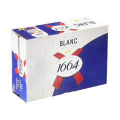 Thùng 24 bia Blanc 1664 lon 330ml chính hãng