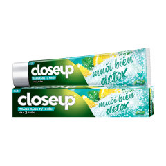 Kem đánh răng Closeup Detox muối biển 180g chính hãng