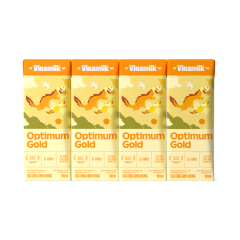 Lốc 4 sữa dinh dưỡng Optimum Gold 180ml chính hãng