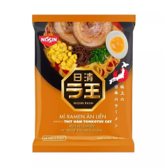 Mì Ramen Nissin thịt hầm Tonkotsu cay 95g chính hãng