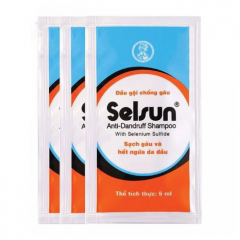 Lô 10 gói dầu gội Selsun 5ml chính hãng