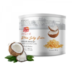 Dừa sấy giòn Falling in V 80g chính hãng