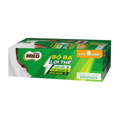 Thùng 6 lốc 8 sữa Milo hộp 180ml chính hãng