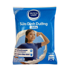 Sữa bịch Dutch Lady ít đường 180ml chính hãng | Siêu Thị GO!– Thực phẩm giá tốt