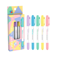 Hộp 5 bút dạ quang màu Pastel Thiên Long HL-016 chính hãng
