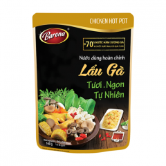 Gói nước dùng hoàn chỉnh lẩu gà Barona 140g chính hãng | Siêu Thị GO!– Thực phẩm giá tốt