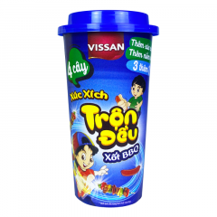 Xúc xích tiệt trùng Vissan xốt BBQ 62g chính hãng