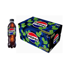 Thùng 24 nước ngọt Pepsi Zero vị chanh chai 390ml chính hãng