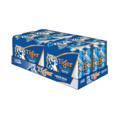 Thùng 24 bia Tiger lon cao 330ml chính hãng