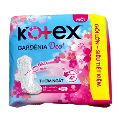Băng vệ sinh Kotex hoa anh đào siêu mỏng cánh 20 miếng chính hãng