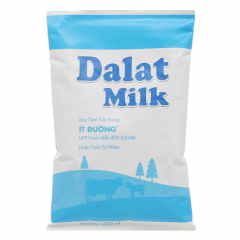Sữa bịch Dalatmilk ít đường 220ml chính hãng | Siêu Thị GO!– Thực phẩm giá tốt