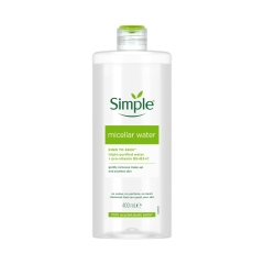 Nước tẩy trang Simple Micellar 400ml chính hãng