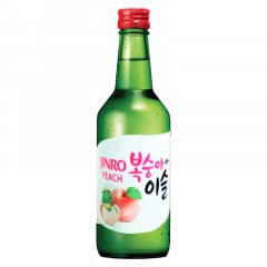 Rượu Soju Jinro 13% vị đào chai 360ml chính hãng